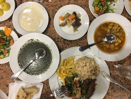 Lunch in Egyptische restaurant